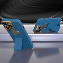 Naujas kickstand dėklas, skirtas Samsung Galaxy A13 su žalios spalvos stovu