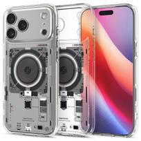 Telefono dėklas iPhone 17 Pro skaidrus MagSafe Spigen