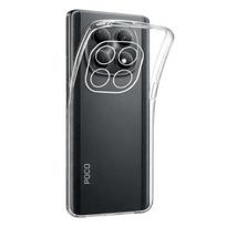 Xiaomi Poco M8 5G dėklas - Silikoninis Gelis TPU Skaidrus Minkštas Ultra Plonas Phonillico®