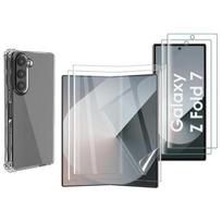 „Antishock dėklas Samsung Galaxy Z FOLD 7 ir Phonillico® plastikinės ekranų apsaugos“