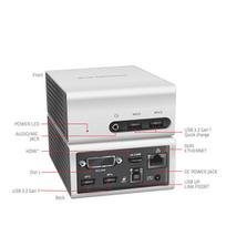 Vaizdo plokštė Club 3D Dock USB3.0 Dual GFX 4k Mini