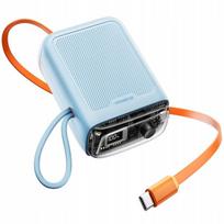 Atsarginis maitinimo šaltinis ("Power Bank") INNOSTYLE MINI POWERBANK 10000MAH 2X USB-C TIPO C 33W IŠPLEČIAMAS USB-C KABELIS