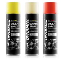 Purškiamas prietaisų skydelio ir panelės valiklis Dynamax Cockpit Spray, 500 ml