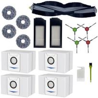 "Priedai rinkinys Ecovacs Deebot X1 Omni/X1 Turbo/T10 Turbo - Maišelis/Filtras/Mopas/Šoninė šepetėlė/Ištraukimo ritė Phonillico®"