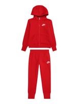 Nike Sportswear Treningas raudona / balta