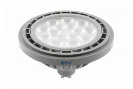 LED lemputė, es111, 4000K, GU10, 12,5 W, AC220-240V, 40°, 1250lm, 109ma, pilka