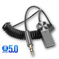 „Bluetooth“ papildomas adapteris, jungiamasis laidas, USB prie 3,5 mm lizdo, automobilio garso Aux Bluetooth 5.0 laisvų rankų įrangos komplektas, skirtas automobiliniam imtuvui BT siųstuvui