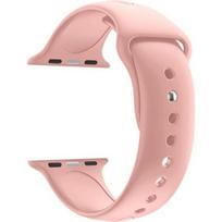 Išmanusis laikrodis Apple Watch apyrankė, suderinama su 38mm 40mm 41mm Serija 8 7 6 5 4 3 2 1 SE - Dydis L - Minkštas rožinis silikono apyrankės pakeitimas Ph