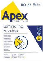 Apex A3 laminavimo plėvelės 125 mikronų, 100 vnt.