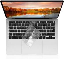 Macbook Pro 16 (16) Pro 13 (13,3) klaviatūros apsaugos silikonas, skaidrus AZERTY EU išdėstymas Phonillico