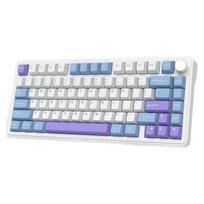 Attack Shark X85 belaidė mechaninė klaviatūra su TFT ekranu ir RGB - X85(M75) Baltas