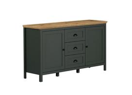 Komoda Trendteam Stanton, 146x45x86 cm, žalia/ruda