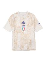 ADIDAS PERFORMANCE Sportiniai marškinėliai 'Figc' kupranugario / tamsiai mėlyna / ryškiai raudona / vilnos balta