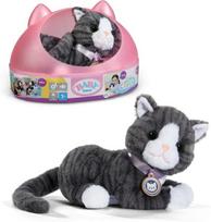 Baby born my cat cookie – minkštas žaislas su garsu ir vibracija – su kačių krepšeliu – veikia su baterijomis – tinka vaikams nuo 3 metų