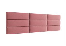Minkšta sienos plokštė Ravio 2257, 60x15 cm, rožinė