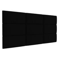 Minkšta sienos plokštė Ravio 2219, 70x30 cm, juoda