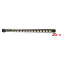 (20 cm) 1vnt. Motociklo LED galinio posūkio signalo stabdžių žibinto stabdymo dienos šviesos motociklo keturračiui atsparus vandeniui dvigubos spalvos raudonos gintaro spalvos motorinės transporto priemonės apšvietimas, 2 cm