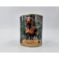 REAL DOG SP konservai su jautiena ir arkliena suaugusiems šunims, 800 g