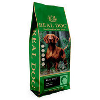 REAL DOG sausas pašaras su ėriena ir ryžiais, skirtas mažų veislių suaugusiems šunims, 12 kg