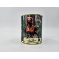 REAL DOG SP konservai su jautiena ir ožkiena suaugusiems šunims, 800 g