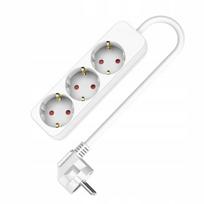 Prailgintuvas su 3 Schuko lizdais, 5m, 16a, baltas