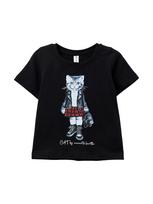 Cat e Lolette Marškinėliai 'Rocker Cat' juoda