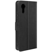 Dėklas, skirtas Samsung Galaxy Xcover 7 - AVIZAR - Chesterfield - Piniginės ir vaizdo įrašų laikiklis - juodas