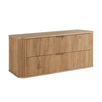 Vonios baldai, 3XE LIVING, spintelė po praustuvu, ąžuolo Craft spalva, auksinė rankena, 41,5 x 120 x 51,7 cm, 1 vnt.