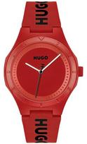 Hugo Lit For Him Red 1530346 + BOX Vyriškas laikrodis