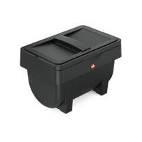 Hailo Atliekų konteineris ÖkoMini S 030430100, 4L, plastikas, nuimamas dangtis, nešiojamoji rankena, guminiai kojelės