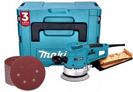 Makita Bo6030j ekscentrinis šlifuoklis 150mm, 310w, su priedais