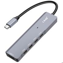 USB-C adapteris - LINQ - USB-C OTG Hub - 3x USB-C 5Gbps - USB 3.0 - Power Delivery 60W