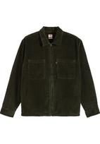 LEVI'S ® Demisezoninė striukė tamsiai žalia