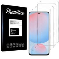 Samsung Galaxy S24 FE grūdintas stiklas [4 vnt.] Ekrano apsaugos plėvelė Phonillico®