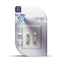 LED lemputė M-Tech LB028W C5W 36mm 12V, 2 vnt