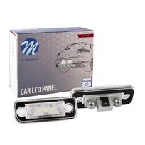 LED valstybinio numerio apšvietimo rinkinys Valstybinio numerio apšvietimo modulis. Automobilių modeliai: -E Class W211 4F Sedan and Kombi 2000-2007 -Mercedes C Class W 203 Combi 2000-2007 -Mercedes CLS Class W219 2004- -Mercedes SLK Class R171 2004-