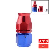AN4/AN6/AN8/AN10/AN12 PTFE žarnos galo adapteris tiesus 45 90 180 laipsnių, skirtas alyvos kuro dujų žarnos linijai