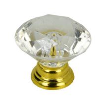 Apvalus baldų rankenėlė „Diament“ (auksinė)