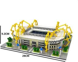 Atomic Building Signal Iduna Park stadionas, Bv Borussia Dortmund. Modelis surinkimui su nanoblokeliais. Daugiau nei 3800 detalių