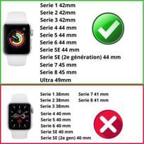 Išmanusis laikrodis Apyrankė suderinama su „Apple Watch“ 42mm 44mm 45mm 49mm serijos 8 7 6 5 4 3 2 1 SE Ultra - Dydis S - Minkštas rožinis silikonas Phonillico®