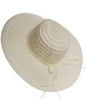 Elegantiška moteriška ažūrinė šiaudinė kepurė 8029-uniw, unisize