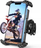 Dviračio/motociklo telefono laikiklis ant vairo