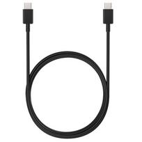 Juodas USB-C į USB-C laidas 1m Samsung Galaxy Z FLIP 6 / Z FOLD 6 / Z FLIP 5 / Z FOLD 5 Phonillico®