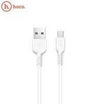 Kabelis USB -> Mirco USB Hoco X20, 3M, Įkrovimo duomenų kabelis USB MICRO USB 2.0 laidas, baltas