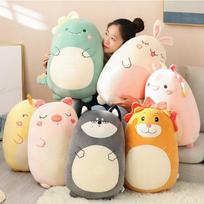60 cm pliu?inis ?aislas ?Squishmallows“ – mink?ta ?Kawaii“ gyvūn? pagalv?, ro?in? K