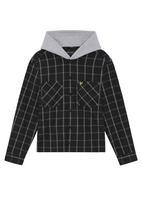 Lyle & Scott Marškiniai juoda / balta