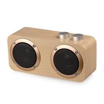 Muzikinis centras High Quality-Q7 žemųjų dažnių garsiakalbis, medinis „Bluetooth“ garsiakalbis