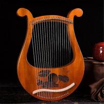 Lyra arfa 19 stygų pradedantiesiems arfa, nešiojama 19 tonų mažoji arfa 19 stygų lyra muzikos instrumentai medžio masyvo lyra arfa
