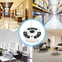 1080P žuvies akies IP kamera 360° panoraminis Wi-Fi stebėjimas, IR naktinis matymas, 110–240 V plataus kampo apsaugos kamera
