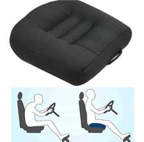 High Quality-Automobilio paaukštinimo pagalvėlė, suaugusiųjų automobilio paaukštinimo pagalvėlė, automobilio sėdynės pakeliama pagalvė, slėgio mažinimas, patogus ir kvėpuojantis tinklelis (juodas)